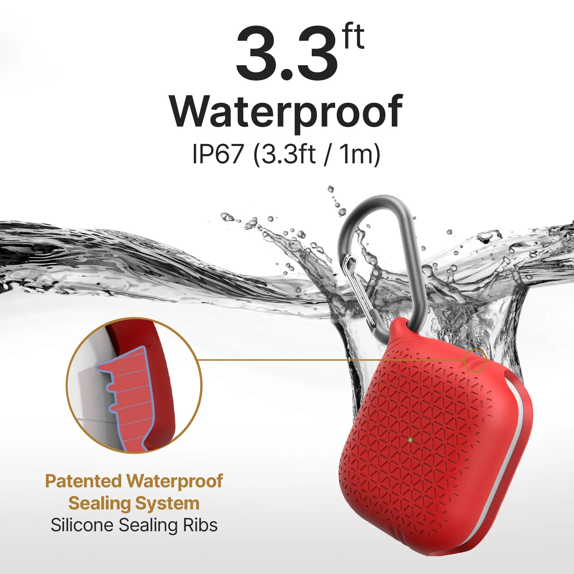 AirPods (Gen 3) - Waterproof Case   Carabiner