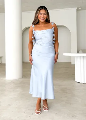 Amalia Midi Dress - Sky Blue