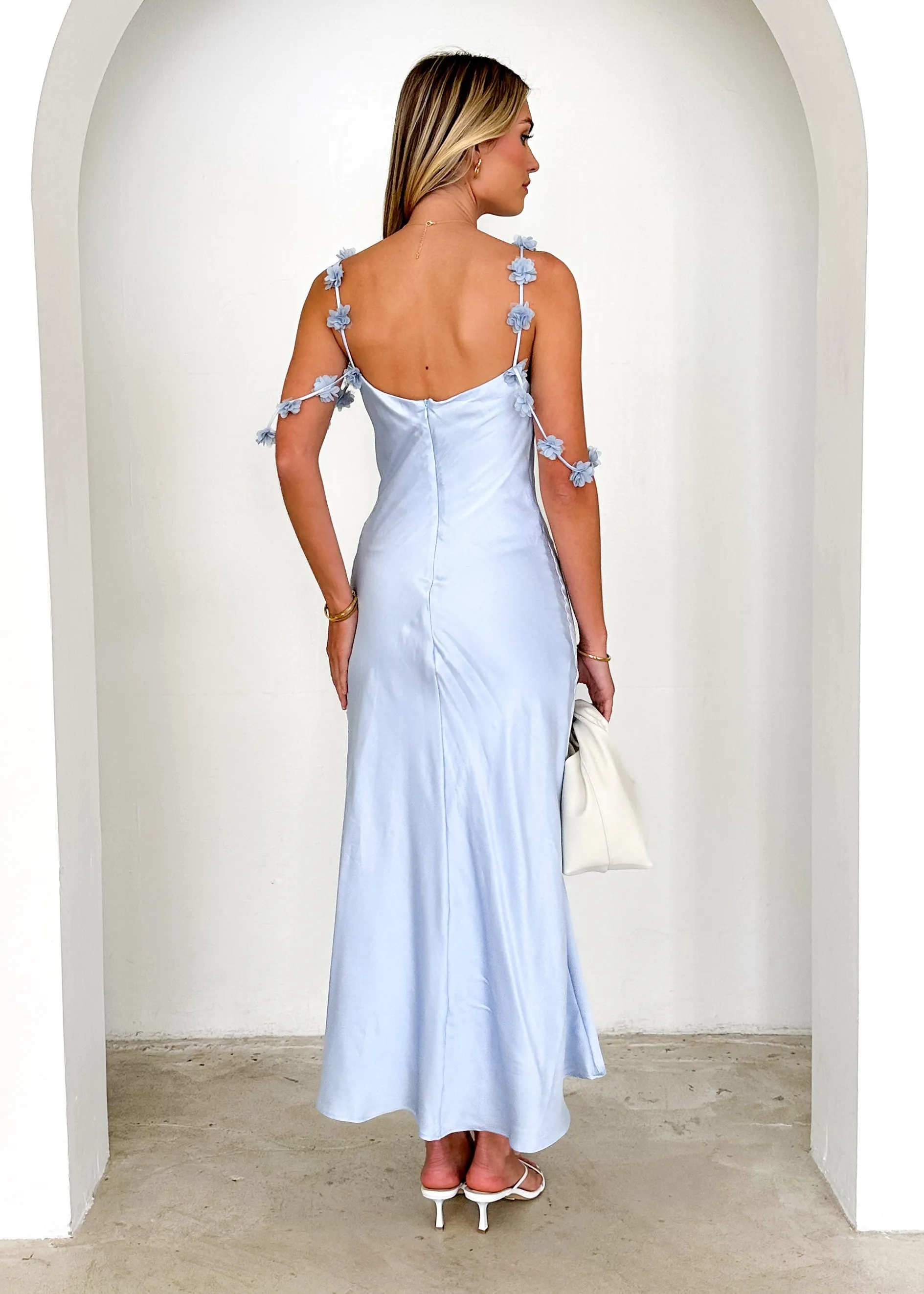 Amalia Midi Dress - Sky Blue