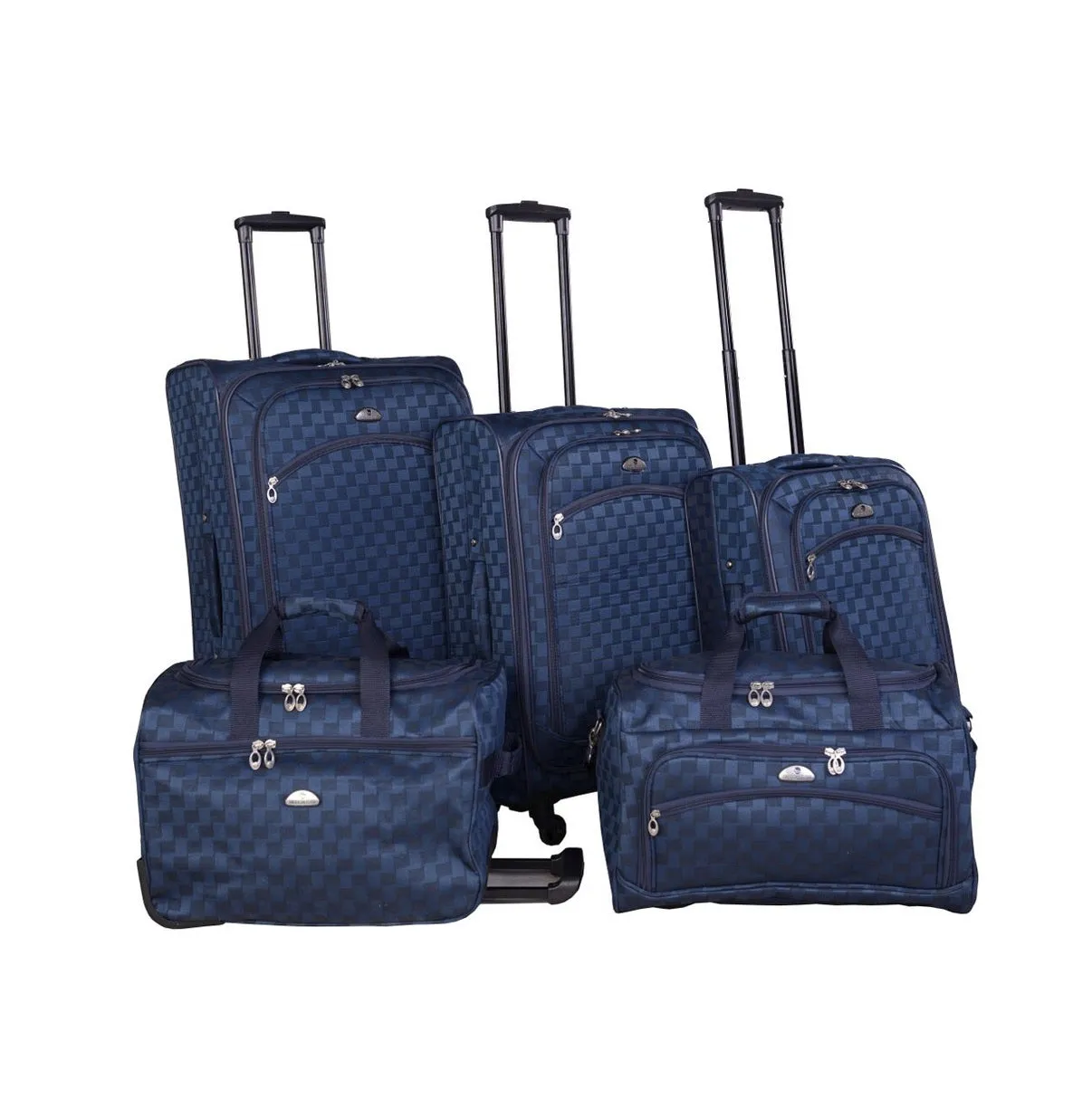 American Flyer Madrid 5-Piece Spinner Luggage Set