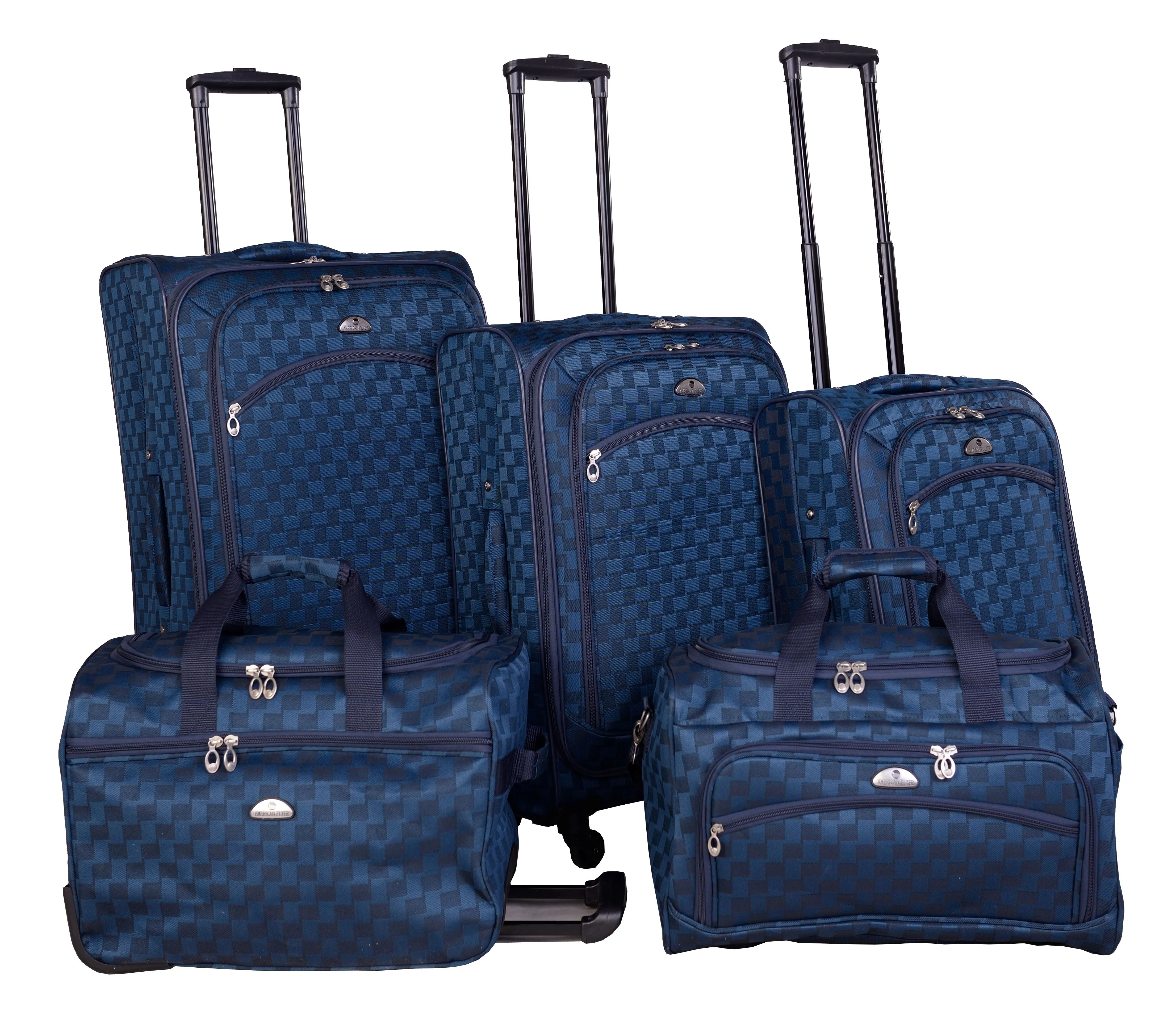 American Flyer Madrid 5-Piece Spinner Luggage Set