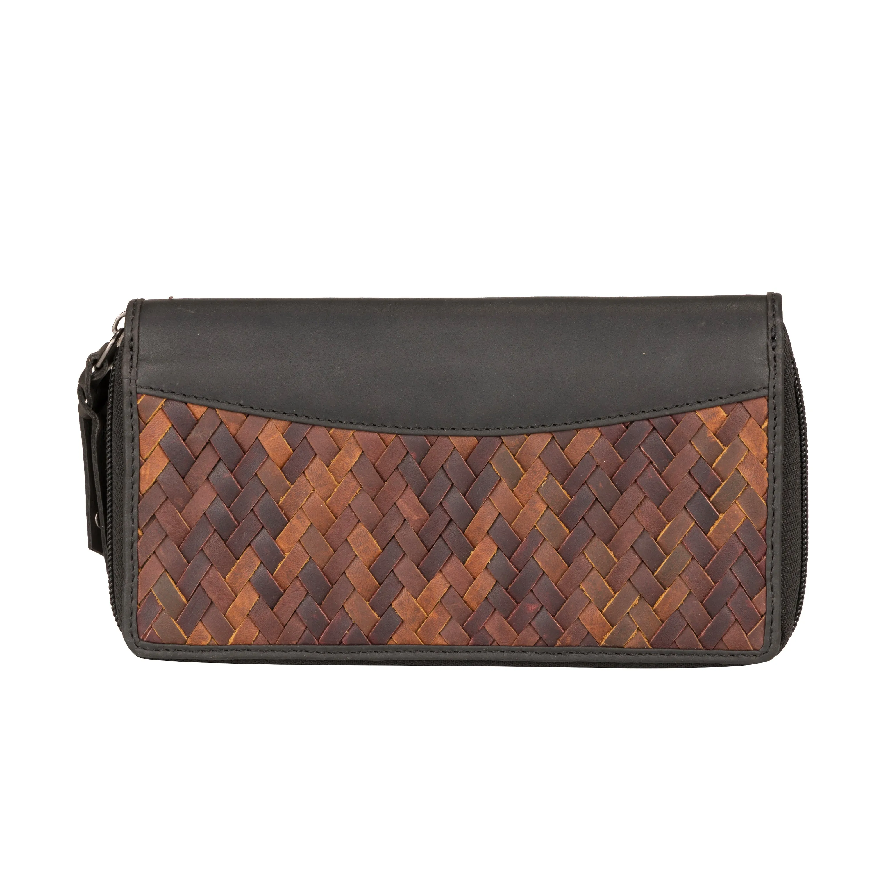 Angie RFID Woven Leather Wallet by Lady Conceal