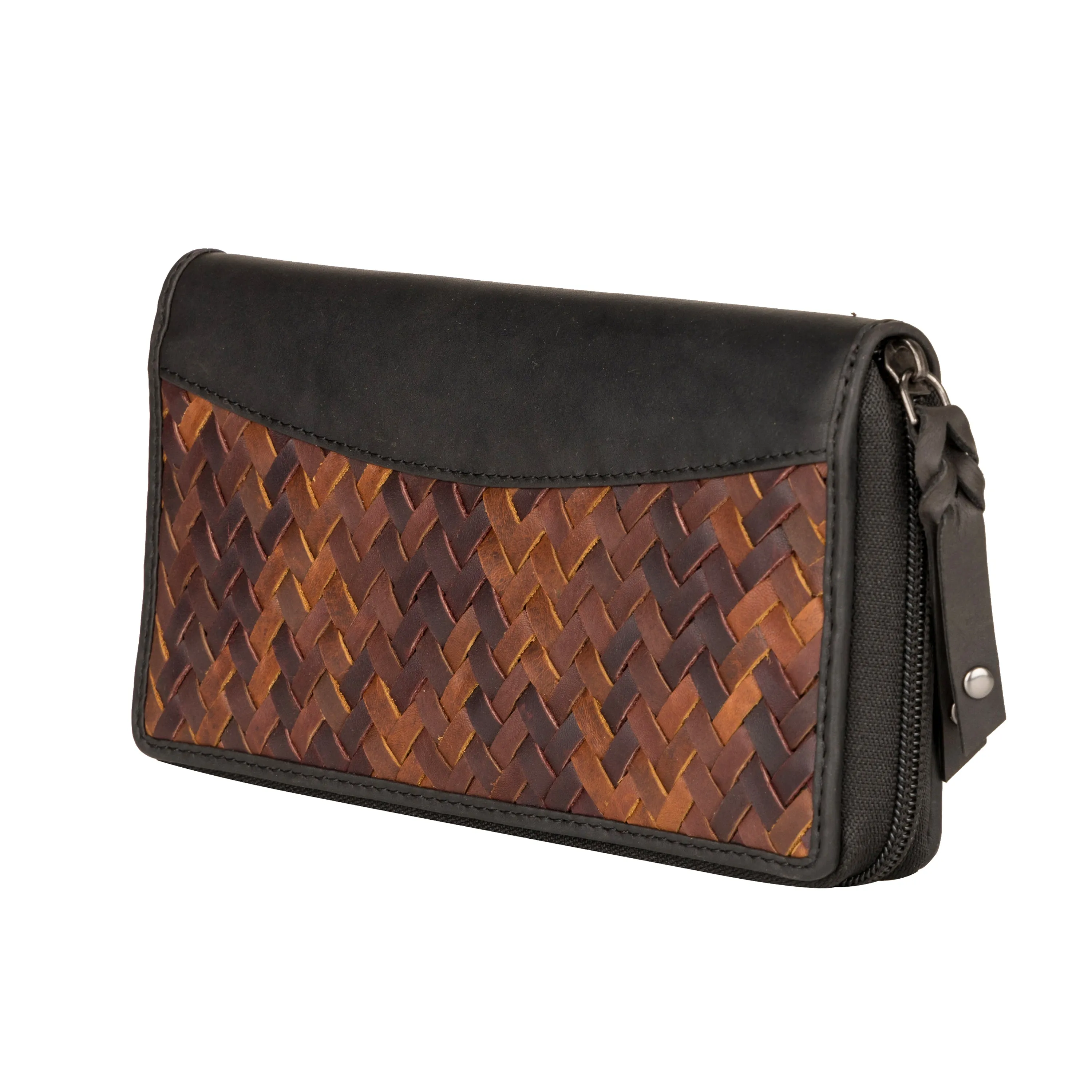 Angie RFID Woven Leather Wallet by Lady Conceal