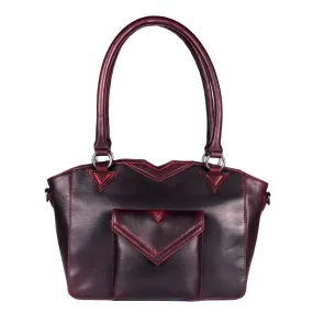 Aubrey Lockable Leather Satchel