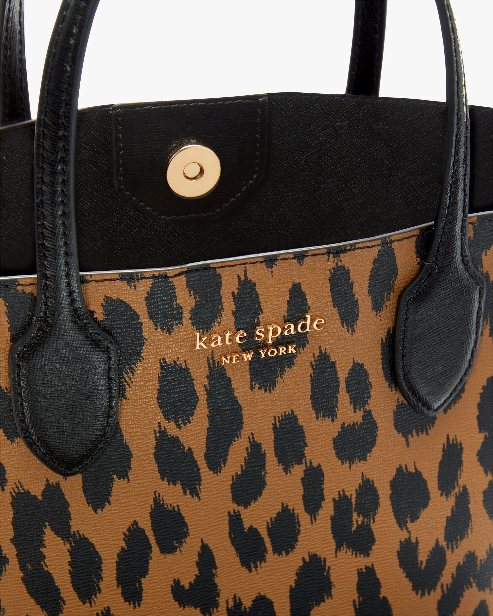 BLEECKER MODERN LEOPARD MEDIUM CROSSBODY TOTE