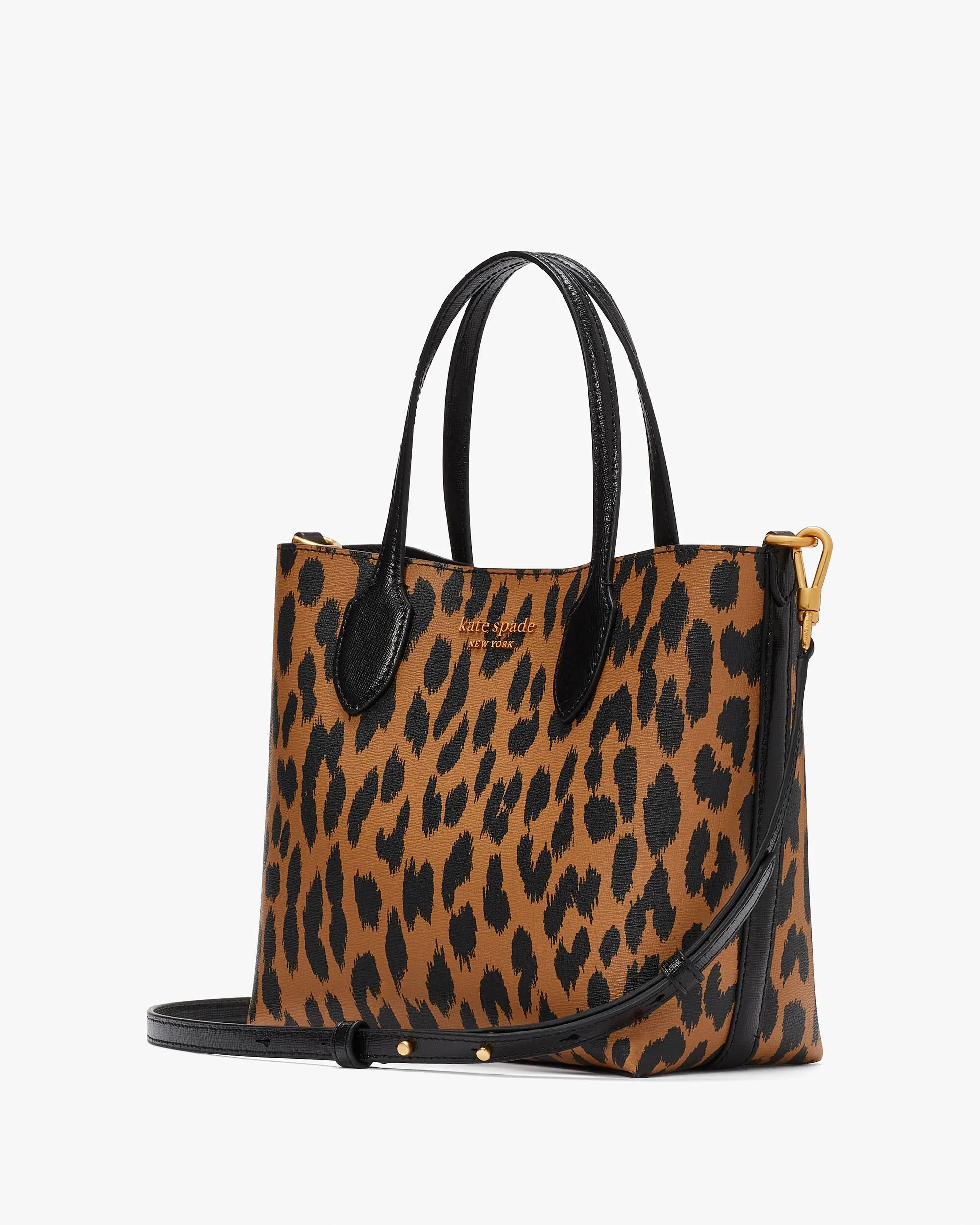 BLEECKER MODERN LEOPARD MEDIUM CROSSBODY TOTE