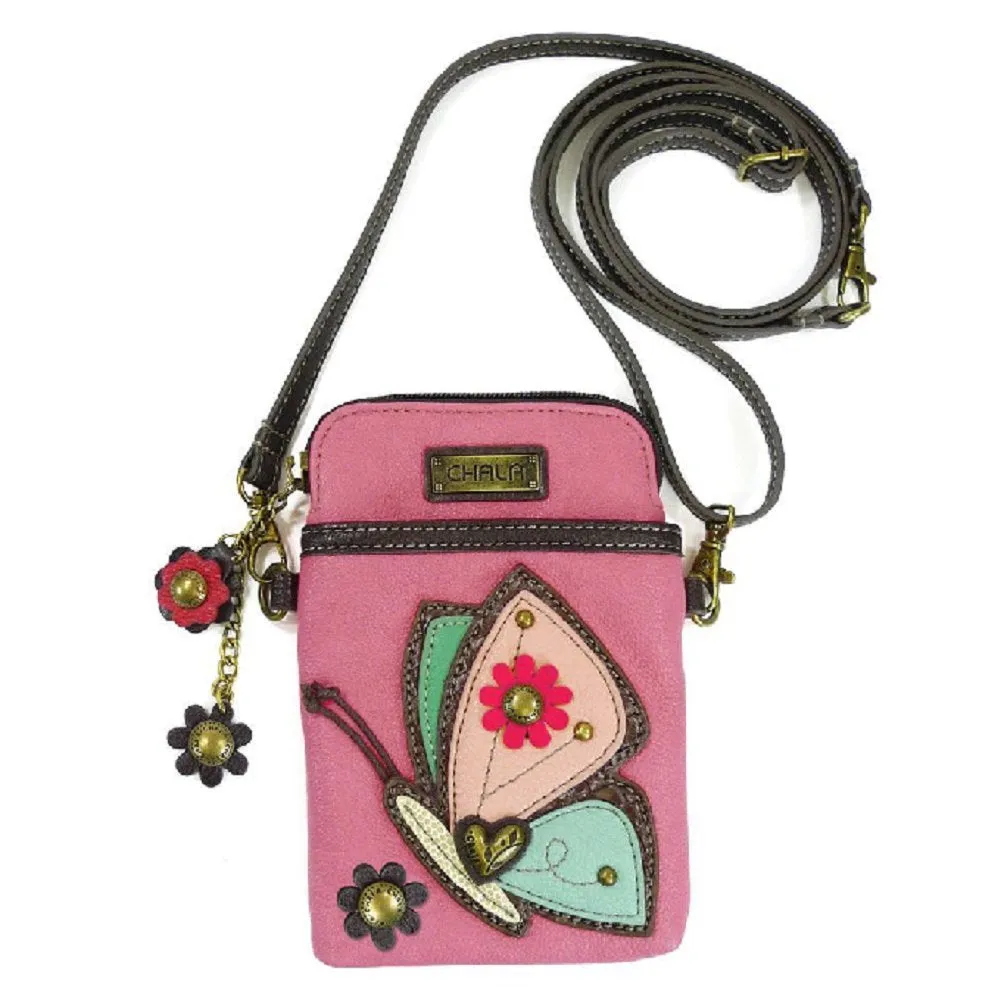 Charming Chala Graceful Butterfly Cell Phone Purse Mini Crossbody Bag