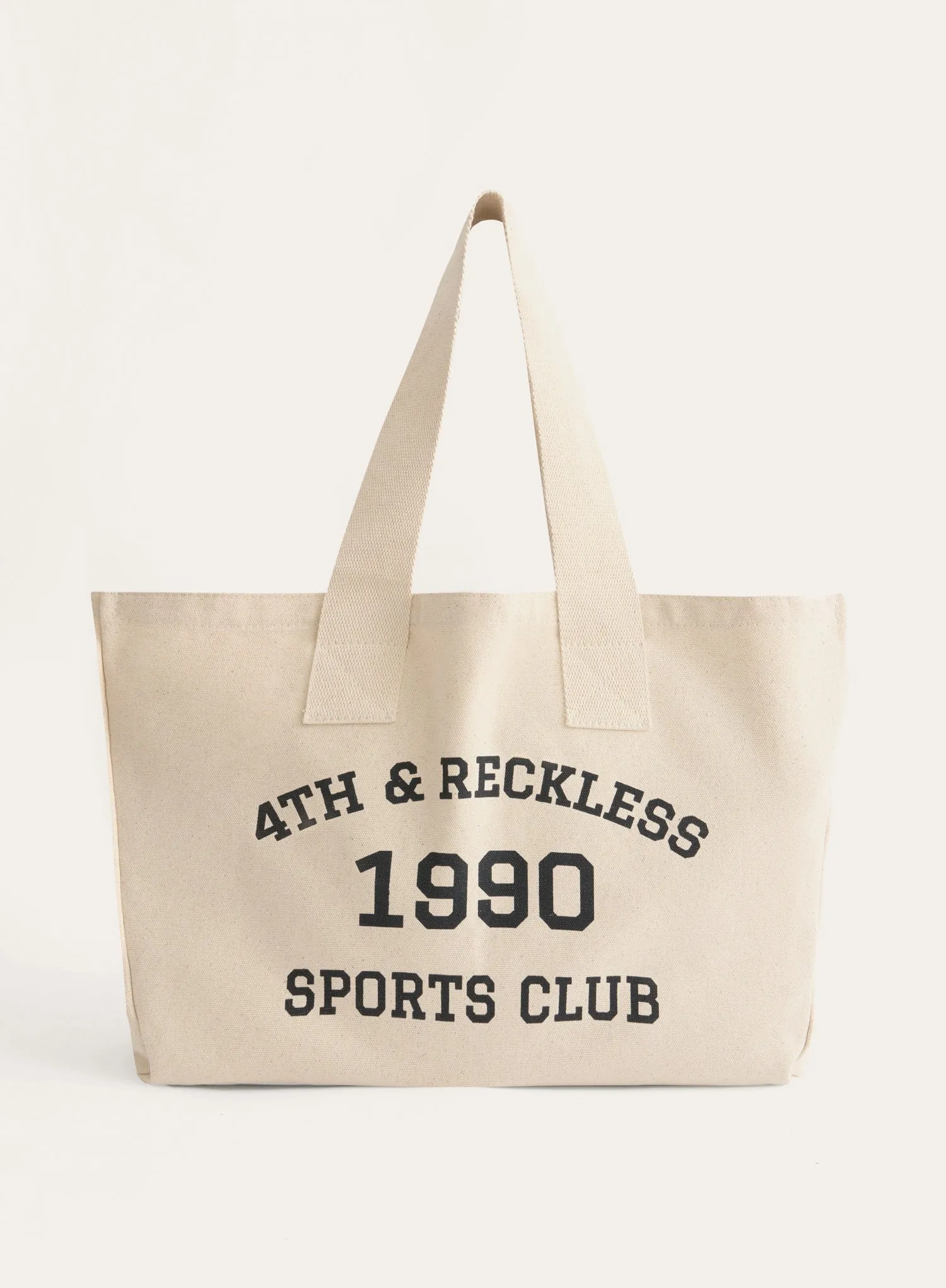 Cream Sports Club Tote Bag