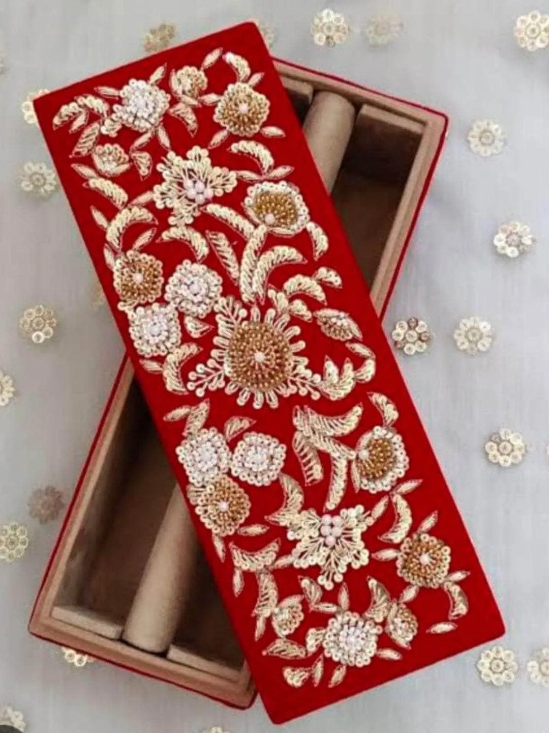 Detailed Bridal Bangle Choora Box