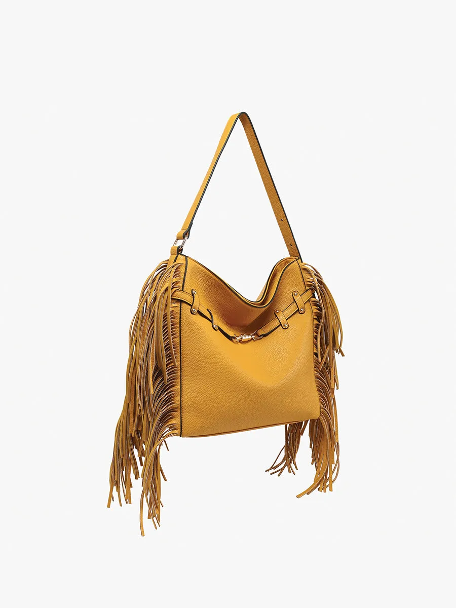 Eva Vegan Fringe Satchel