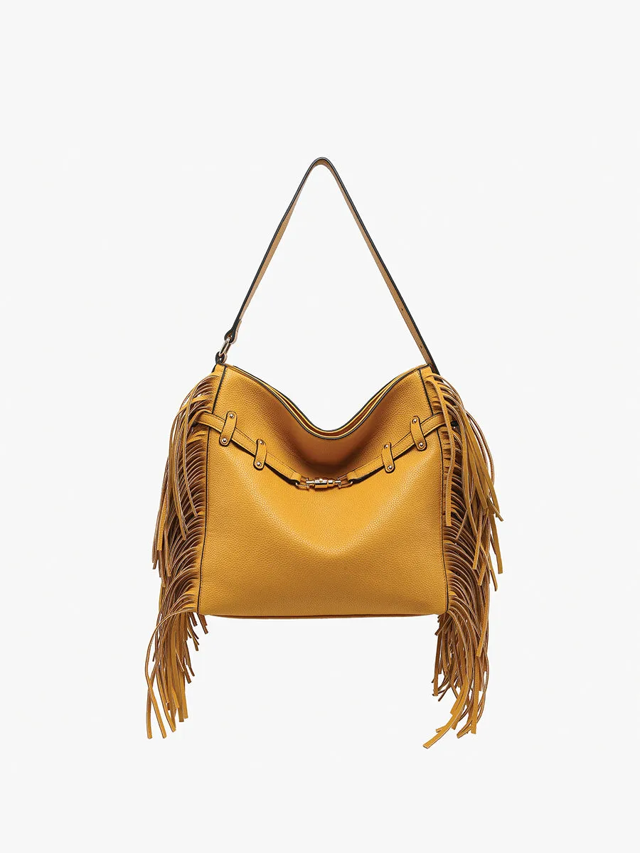 Eva Vegan Fringe Satchel