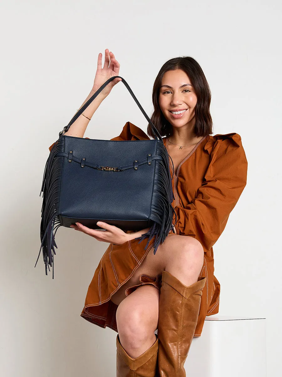 Eva Vegan Fringe Satchel