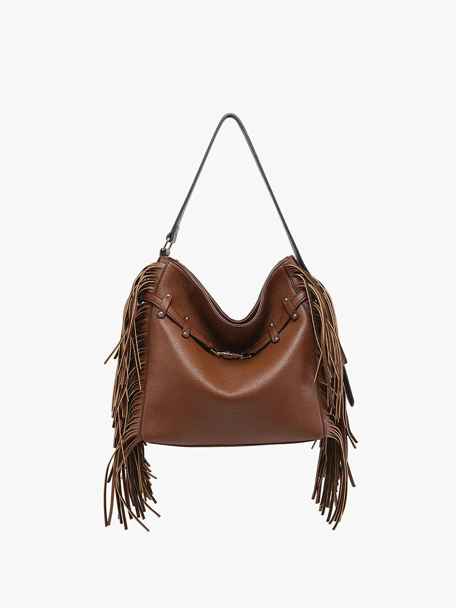 Eva Vegan Fringe Satchel