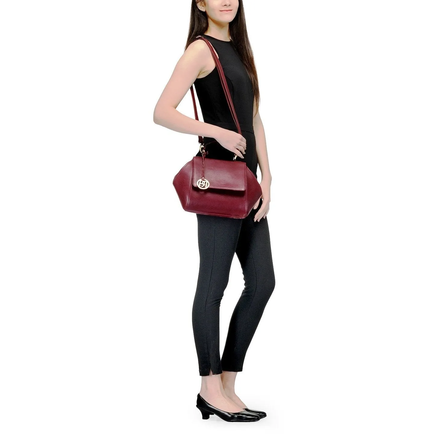 Leather Satchel Bag - PR1063