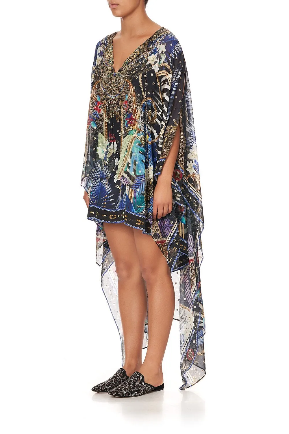 LONG SHEER OVERLAY DRESS RAINBOW ROOM