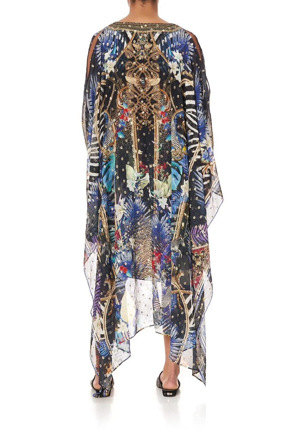 LONG SHEER OVERLAY DRESS RAINBOW ROOM