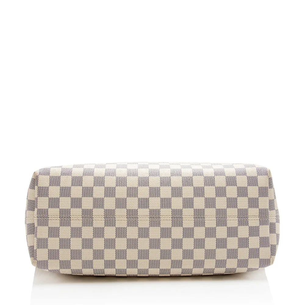 Louis Vuitton Damier Azur Graceful MM Hobo (SHF-q1zhQp)