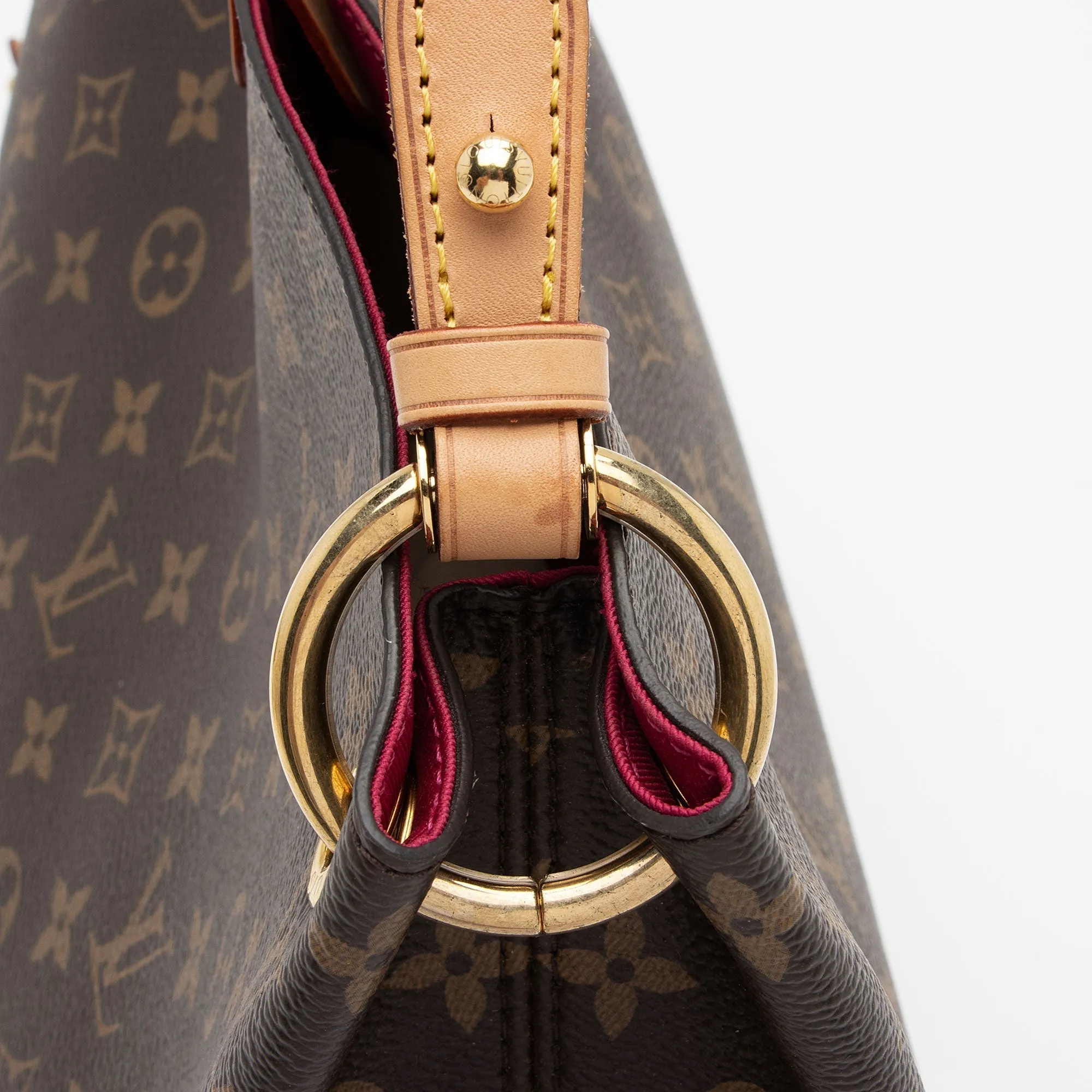 Louis Vuitton Monogram Canvas Graceful PM Hobo (SHF-OT6WIw)