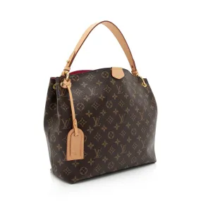 Louis Vuitton Monogram Canvas Graceful PM Hobo (SHF-OT6WIw)