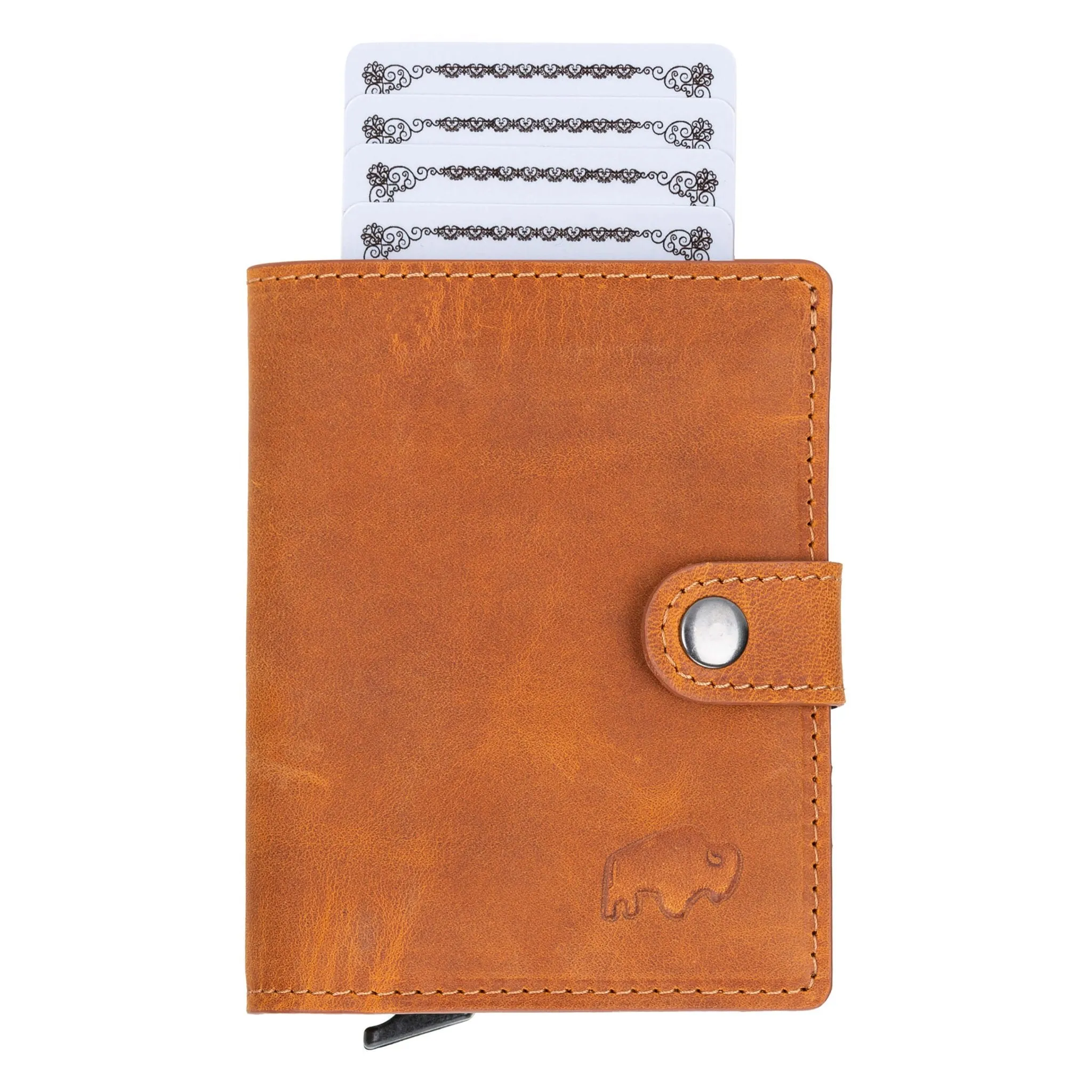 Max Slide Secure: RFID-Protected Wallet, Golden Brown