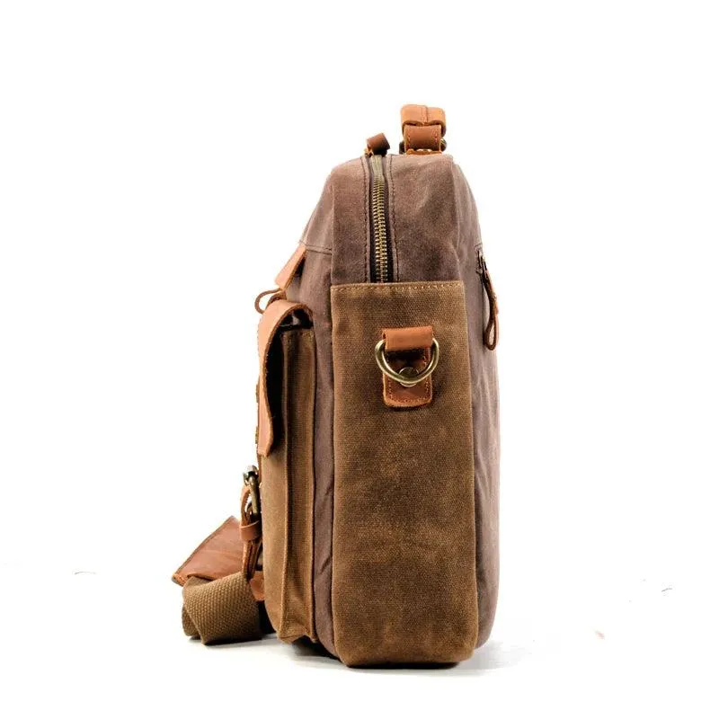 Mens Shoulder Strap Canvas Messenger Bag