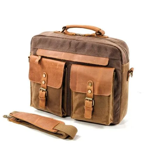 Mens Shoulder Strap Canvas Messenger Bag