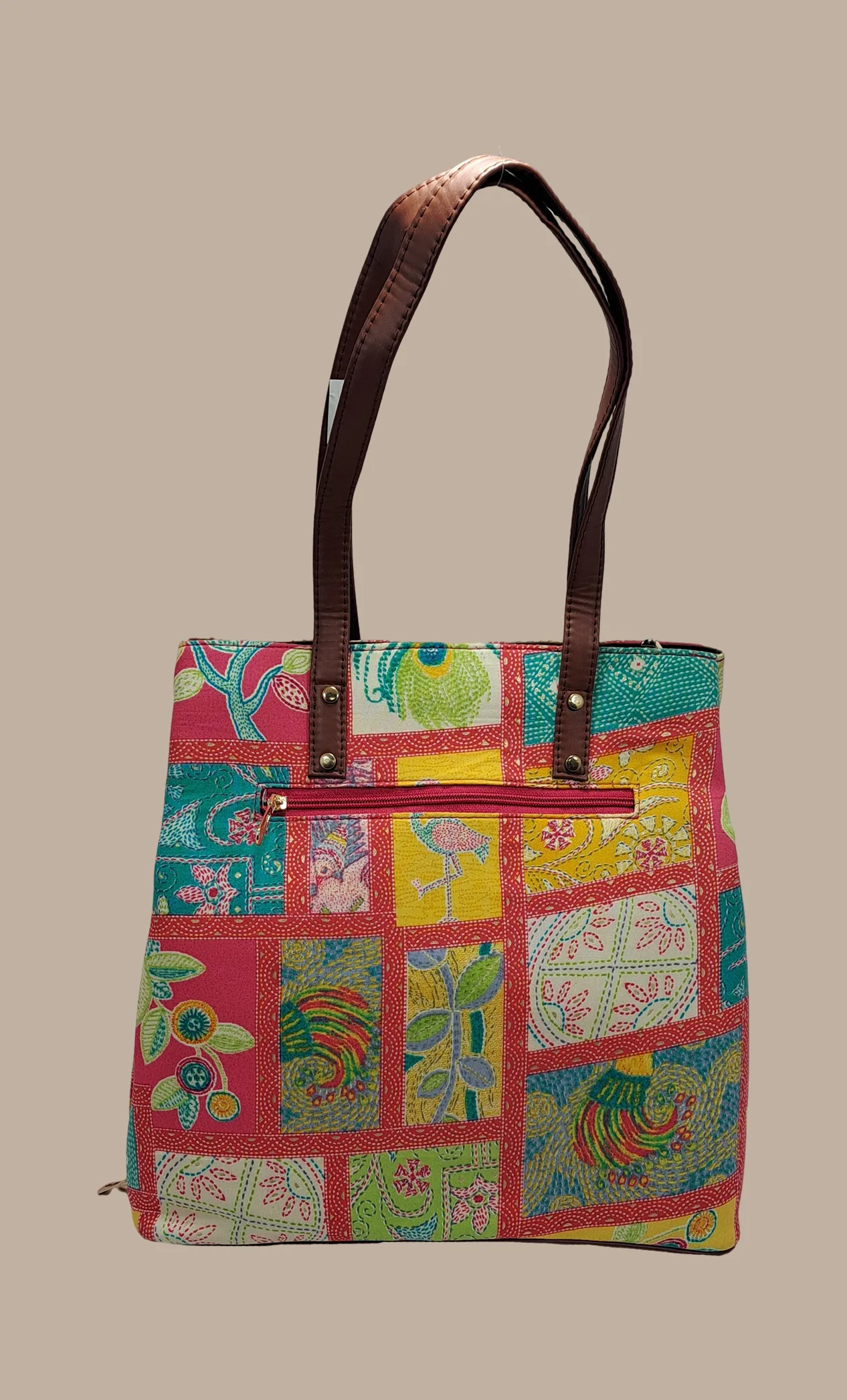 Multi-Colour Printed Handbag