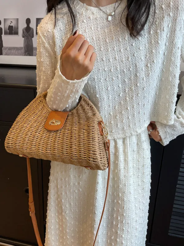 Nori Rattan Shoulder Bag