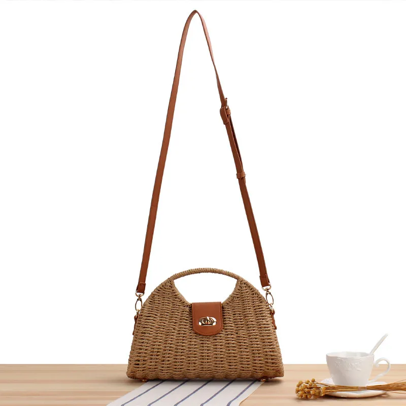 Nori Rattan Shoulder Bag