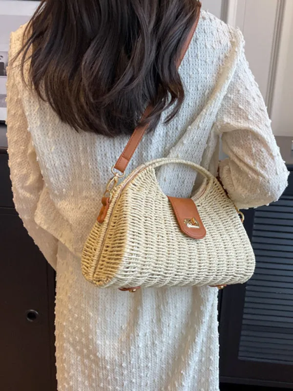 Nori Rattan Shoulder Bag