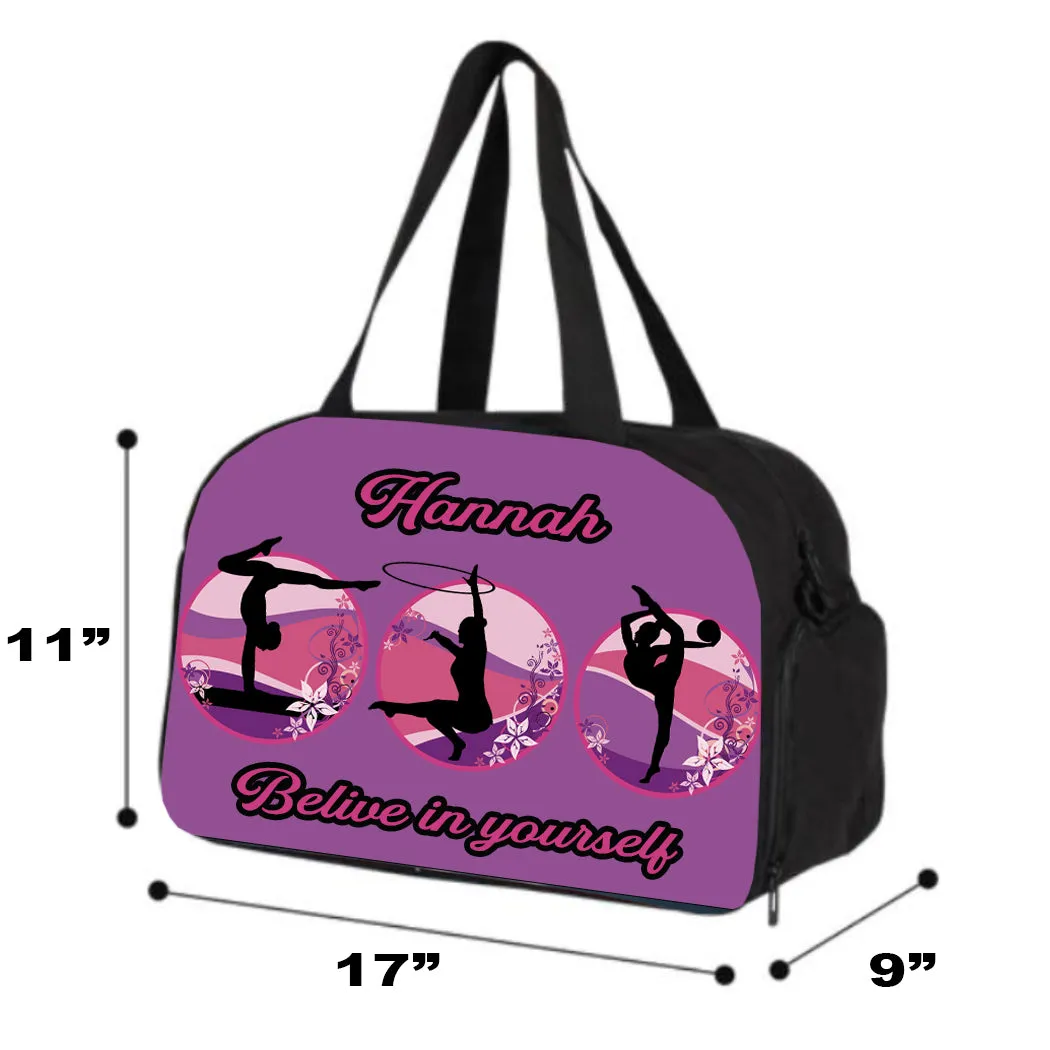 Personalized Full Color Sport Duffel Bag - Gymnastics