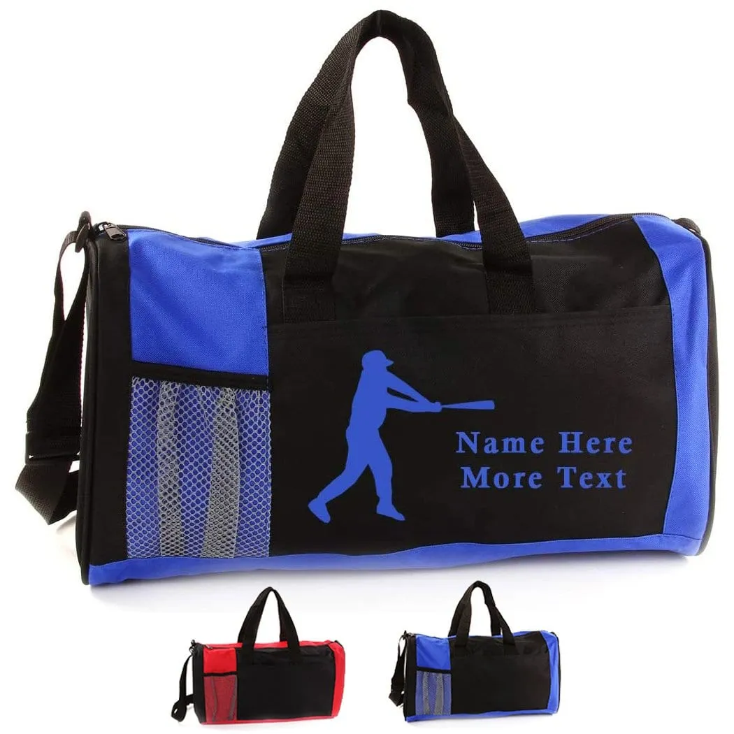 Personalized Kid's Sports Duffel Bag - Baseball