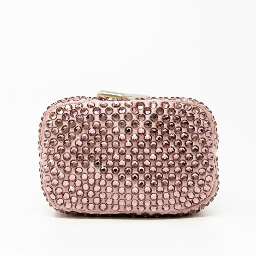 Prada Pink Crystal Mini Pouch