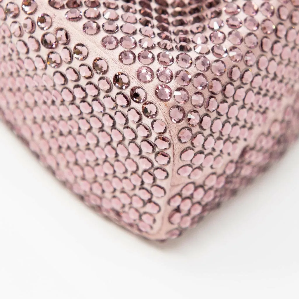 Prada Pink Crystal Mini Pouch