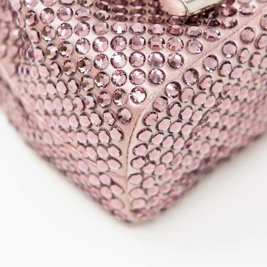 Prada Pink Crystal Mini Pouch