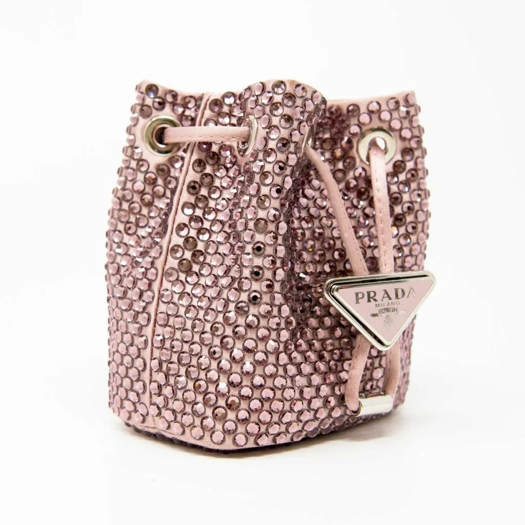 Prada Pink Crystal Mini Pouch