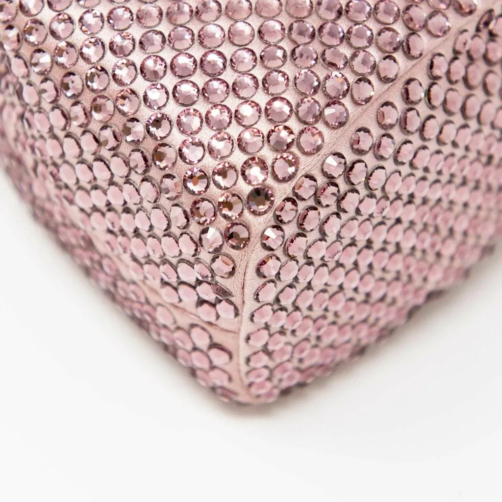 Prada Pink Crystal Mini Pouch