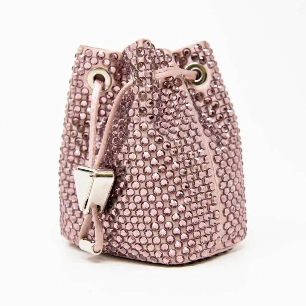 Prada Pink Crystal Mini Pouch