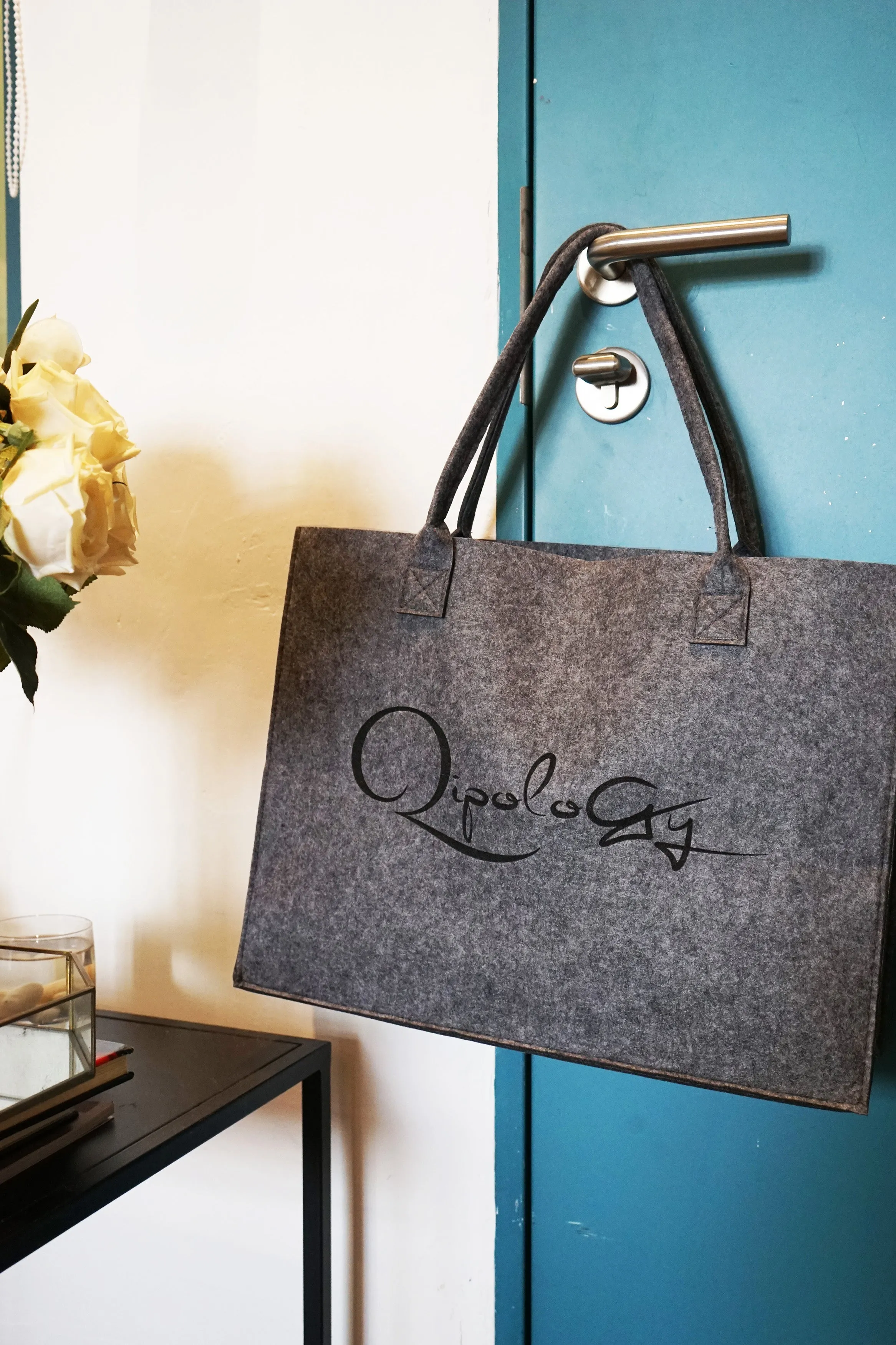 Qipology Felt Tote Bag