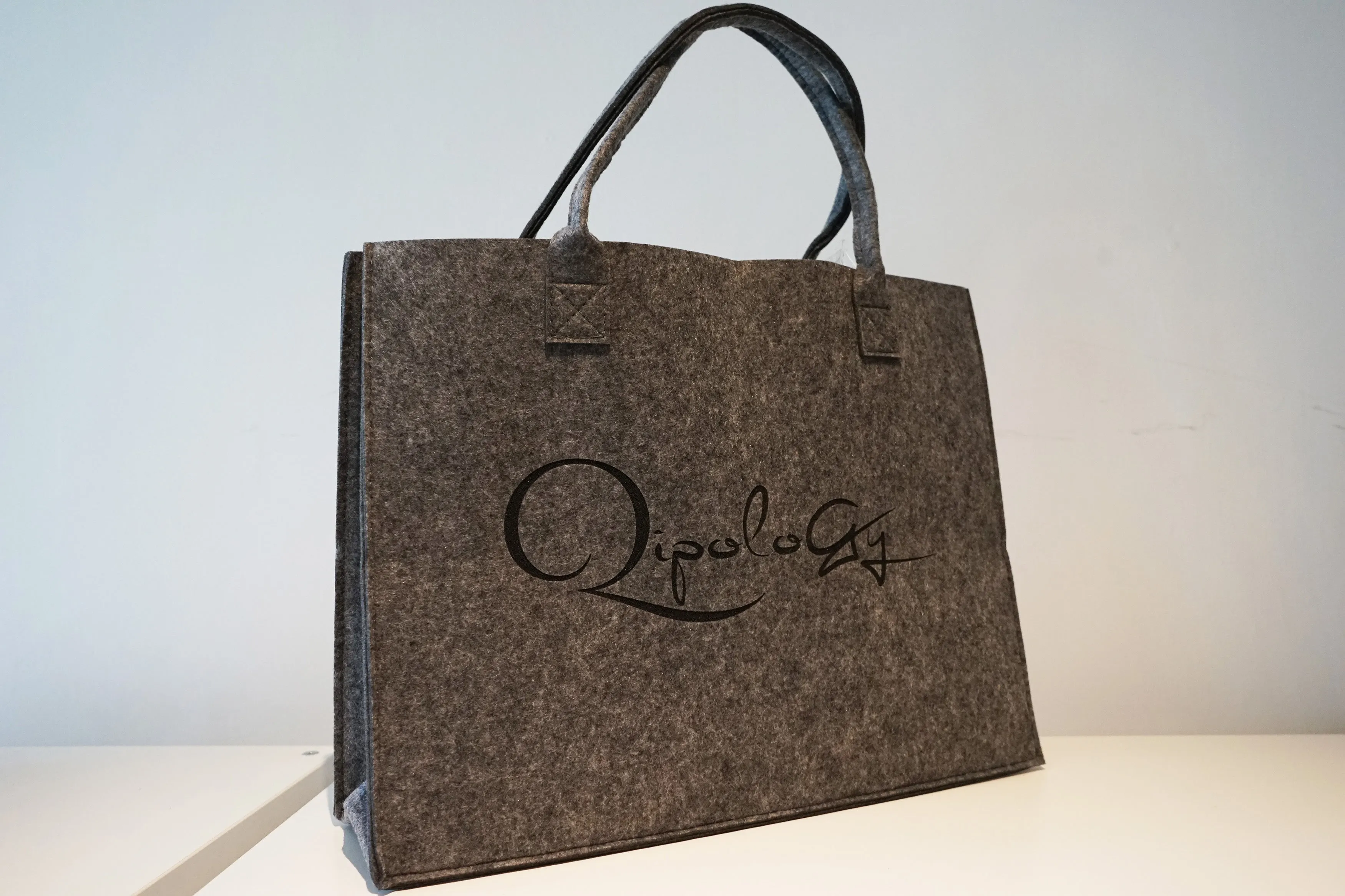 Qipology Felt Tote Bag