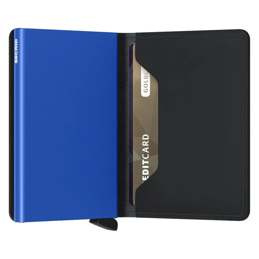 Secrid: Slimwallet Matte Black & Blue