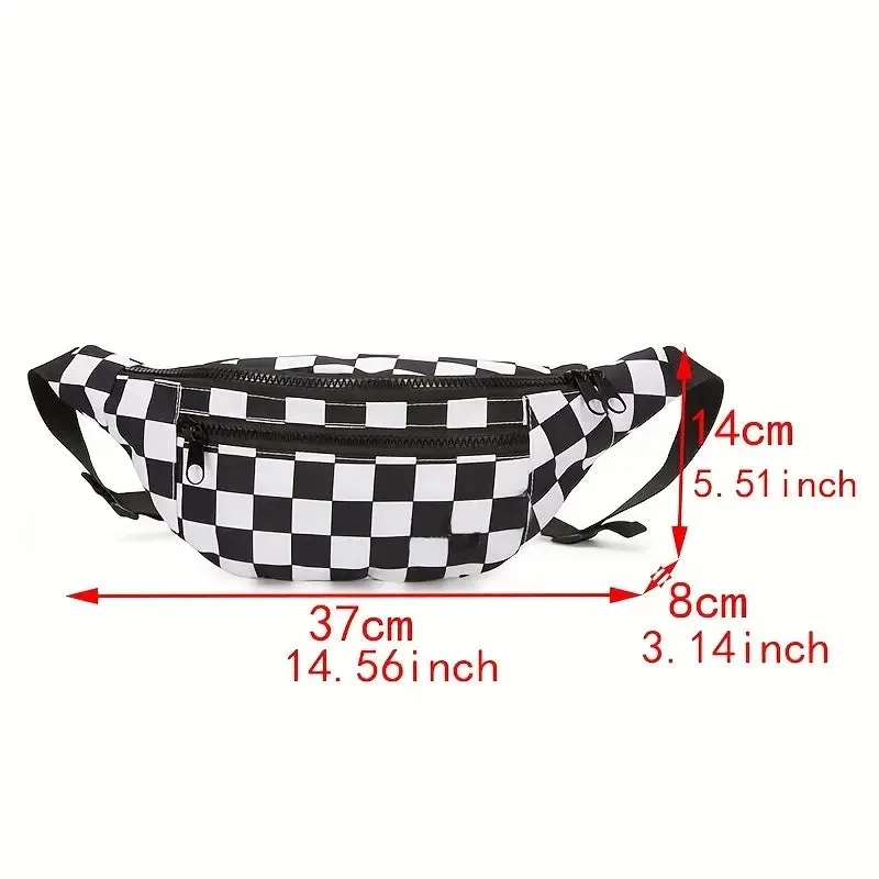 Urban Chic Checkerboard Fanny Pack